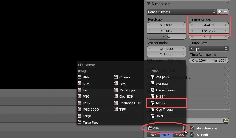 blender video editing add difrent resilution pictures
