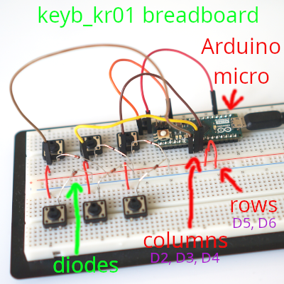 My breadboard variant kr01